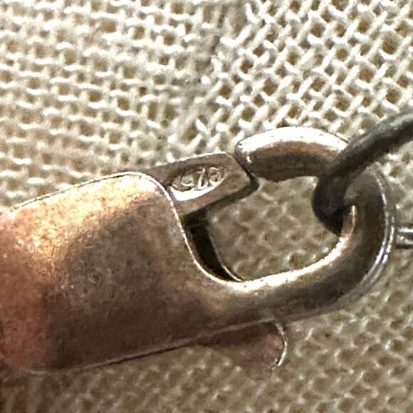 Polished Jasper stone statement necklace sterling silver clasp - Picture 6 of 13